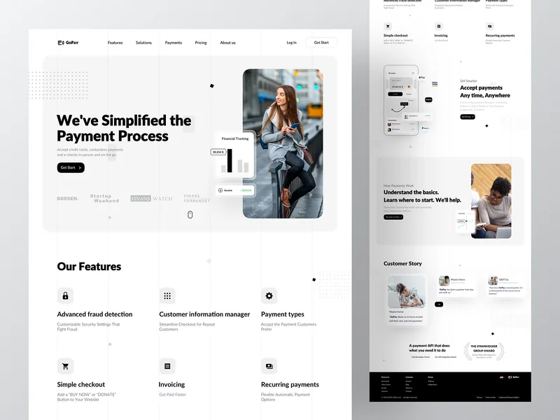 GoPay, a Dribbble shot by Ehsan Madadi
