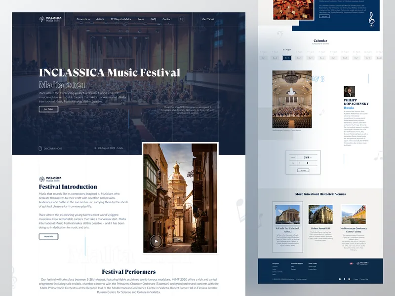 Inclassica, a Dribbble shot by Ehsan Madadi