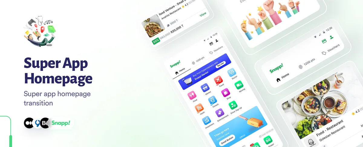 Snapp homepage revamp on Medium